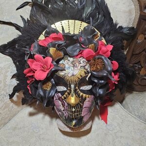 Halloween Catrina  Mask made Italy by real artisan